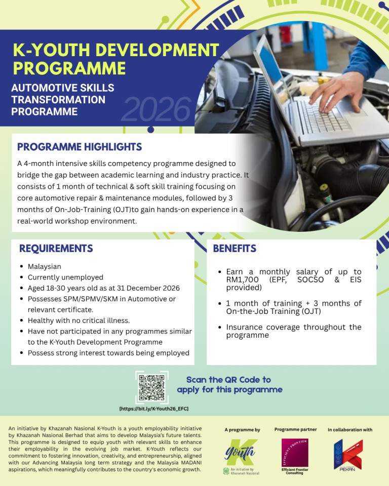 K-Youth Development Programme 2026 - Efficient Frontier